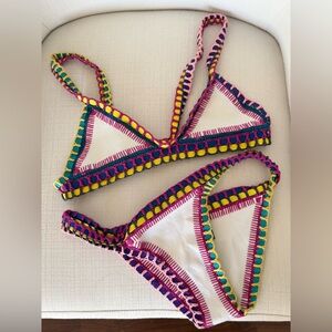 KIINI Multicolor Crochet Bikini Set
